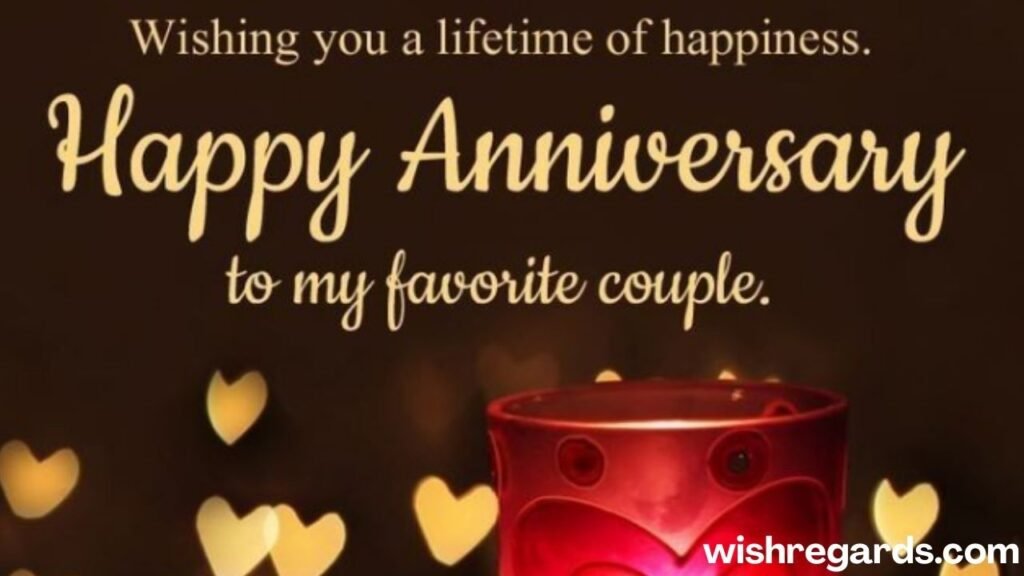 Anniversary Wishes for Couple