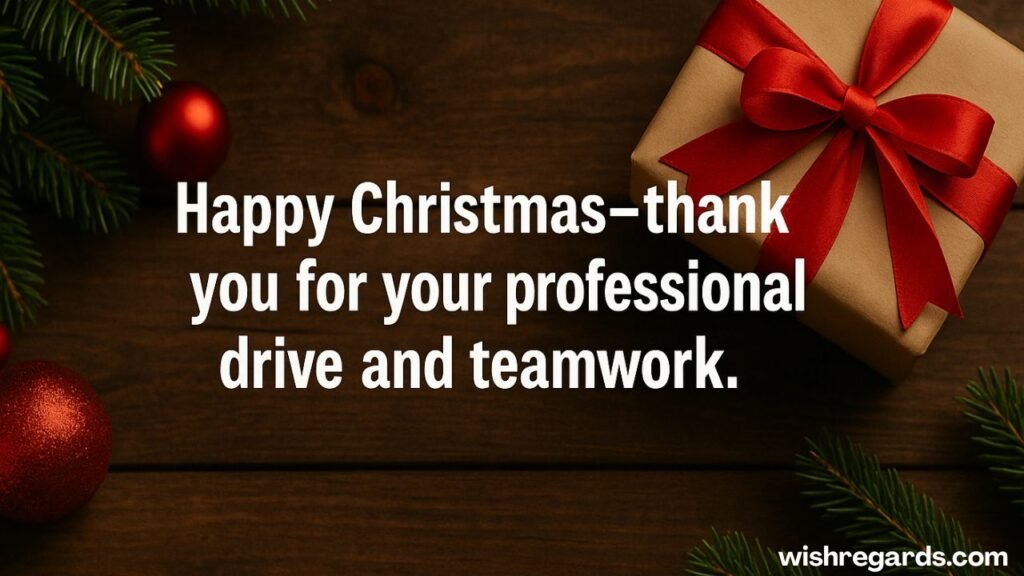 Christmas Wishes for Colleagues 
