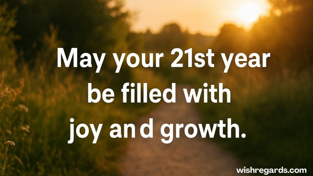 21st Birthday Wishes for Daughter