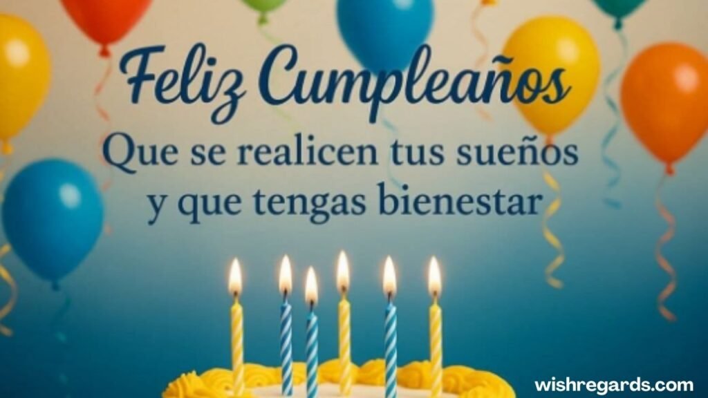 Birthday Wishes in Spanish